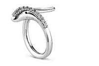 Anello Damiani Donna Eden in Oro bianco Diamante 20062894-13 - 20062894-13